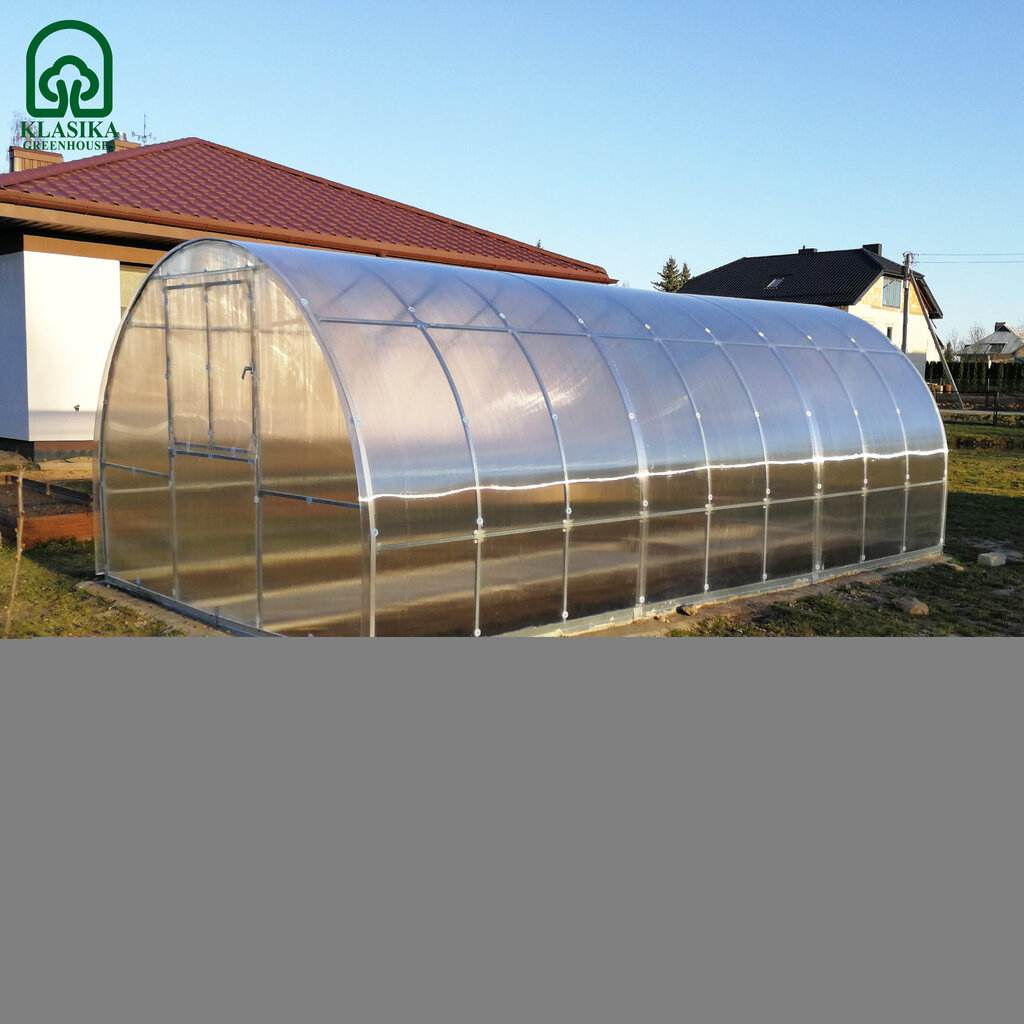 Kaarkasvuhoone KLASIKA TUBE 24 m² (3x8 m) hind ja info | Kasvuhooned | kaup24.ee