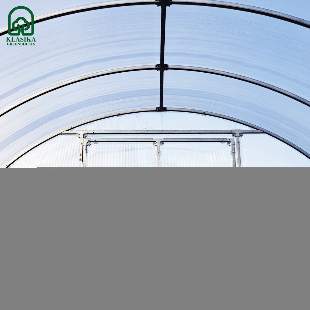 Kaarkasvuhoone KLASIKA TUBE 24 m² (3x8 m) hind ja info | Kasvuhooned | kaup24.ee