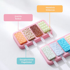 Силиконовая форма для мороженого с палочками. StoreGD цена и информация | Столовые и кухонные приборы | kaup24.ee