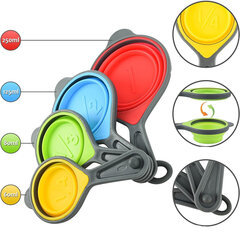 Силиконовые мерные ложки StoreGD цена и информация | Столовые и кухонные приборы | kaup24.ee
