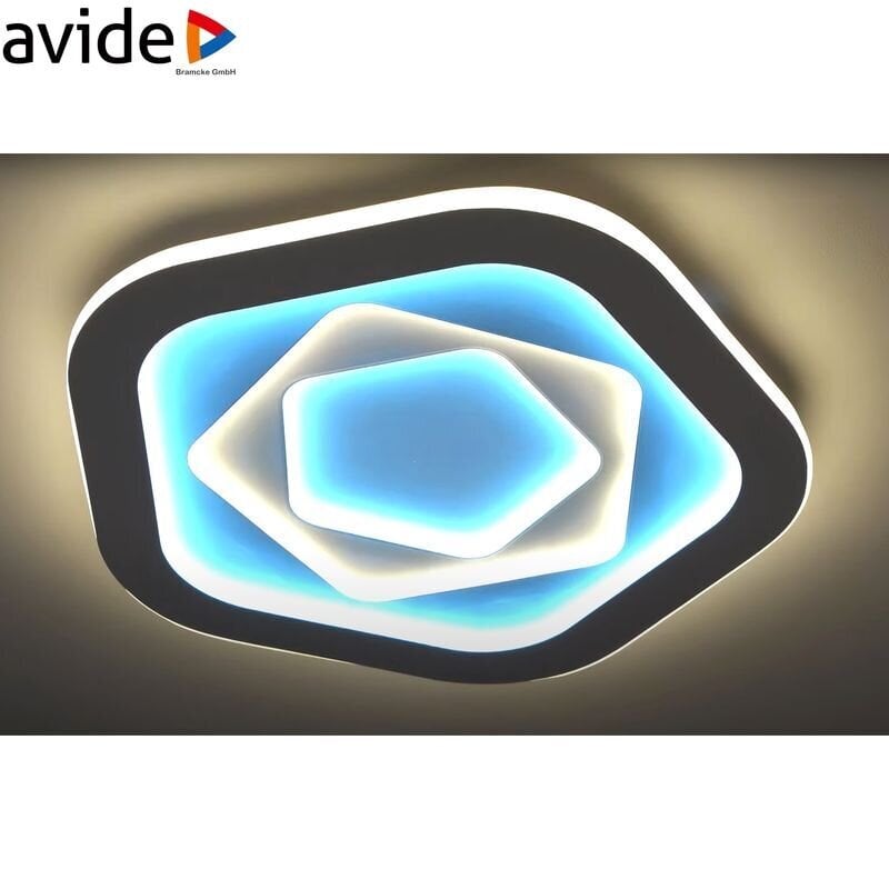 Avide LED-laevalgusti Adair 102W puldiga цена и информация | Laelambid | kaup24.ee