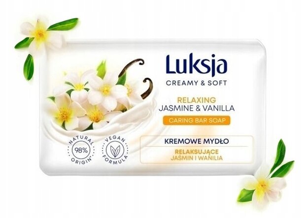 Luxja pehme jasmiini ja vanilliga seep 90g hind ja info | Seebid | kaup24.ee