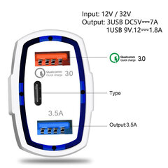 Автоматическое зарядное устройство QC 3.0 TYPE-C StoreGD цена и информация | Дополнительные принадлежности | kaup24.ee