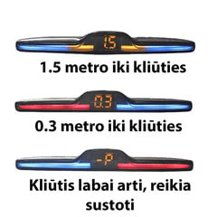 Система парковки с 4 датчиками StoreGD цена и информация | Дополнительные принадлежности | kaup24.ee