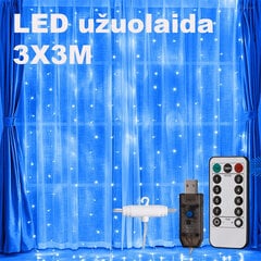 LED USB kardin - Garland, sinine StoreGD hind ja info | Lülitid ja pistikupesad | kaup24.ee