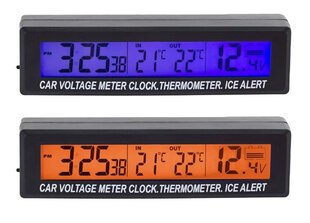 Auto termomeetri voltmeeter kell StoreGD hind ja info | Lisaseadmed | kaup24.ee