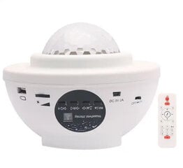 Star Projector Night Light Bluetooth kõlar valge StoreGD hind ja info | Rippvalgustid | kaup24.ee