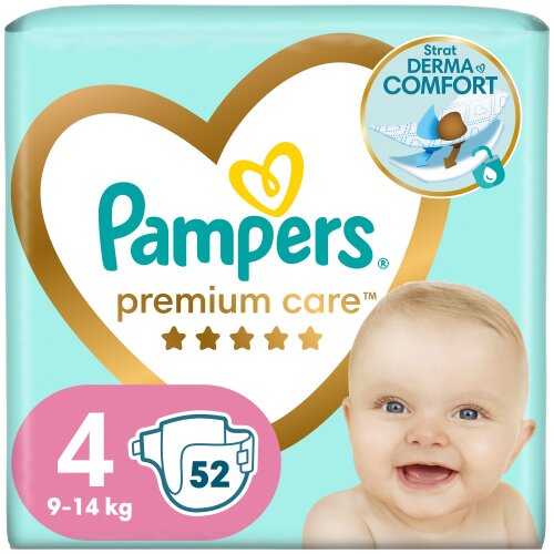Mähkmed Pampers Premium Care 4 suurus, 9-14 kg, 52 tk hind ja info | Mähkmed | kaup24.ee