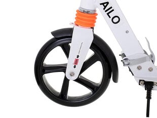 GIMMIK AILO kokkupandav linnaroller 200 mm rattad amortisaator eesmine taga valge ProLine hind ja info | Jalgrattad | kaup24.ee