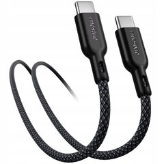 INNOSTYLE USB-C KIIRLAADIMISKAABEL IPHONE'ILE SAMSUNGILE USB TYPE C 60W 2M hind ja info | Mobiiltelefonide laadijad | kaup24.ee