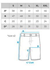 Teksapüksid mehed Ombre W529 hind ja info | Meeste lühikesed püksid | kaup24.ee