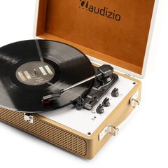 Проигрыватель Audizio RP119, золотой цена и информация | Проигрыватели для пластинок, патефоны | kaup24.ee