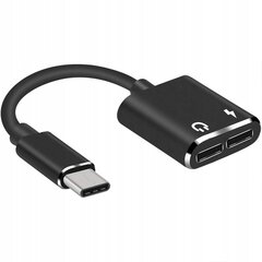 CO2 ADAPTER 2X USB-C ADAPTER USB TYPE C KAABEL SAMSUNG APPLE XIAOMI KOOS DACIGA hind ja info | USB jagajad, adapterid | kaup24.ee