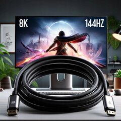 CO2 DISPLAYPORT - MINI DISPLAYPORT 1.4 АДАПТЕР MINI DP 8K 60HZ цена и информация | Адаптеры и USB-hub | kaup24.ee