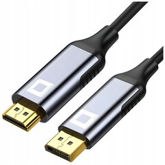 CO2 DISPLAYPORT HDMI 2.0 КАБЕЛЬ DP - HDMI FHD 240HZ 4K 60HZ HDR 3M цена и информация | Аксессуары для видеокамер | kaup24.ee