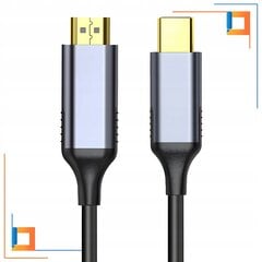 CO2 КАБЕЛЬ USB-C HDMI АДАПТЕР КОНЦЕНТРАТОР USB TYPE C TO HDMI MHL 8K 60HZ 2M цена и информация | Аксессуары для видеокамер | kaup24.ee