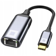 CO2 ADAPTER USB-C ETHERNET ADAPTER VÕRGUKAART LAN GIGABIT RJ45 1000MBPS hind ja info | USB jagajad, adapterid | kaup24.ee