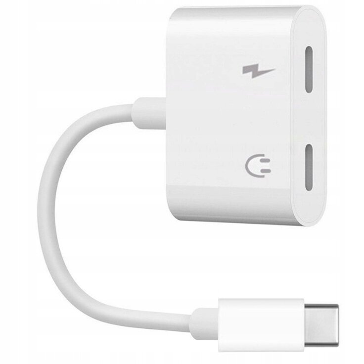 CO2 ADAPTER 2X USB-C ADAPTER USB TYPE C KAABEL SAMSUNG APPLE XIAOMI KOOS DACIGA hind ja info | USB jagajad, adapterid | kaup24.ee