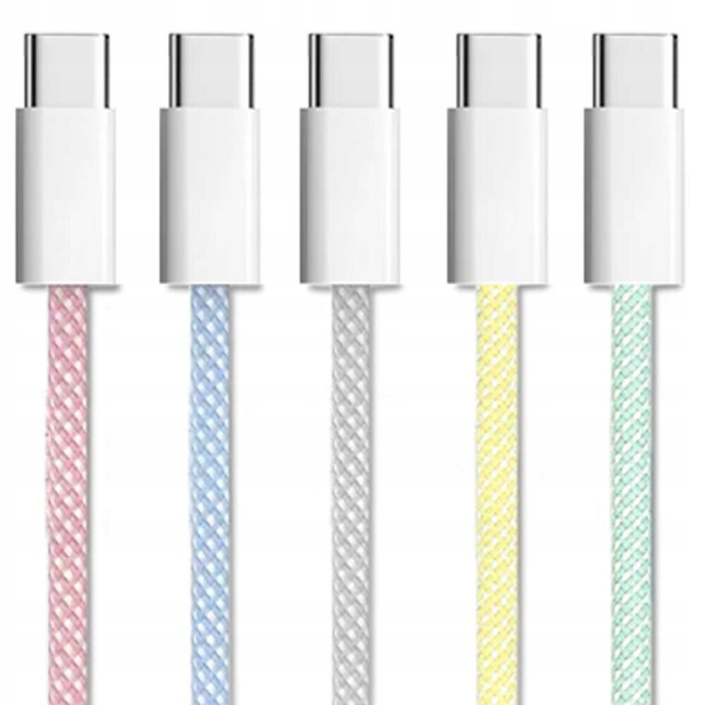 CO2 LAADIJA USB-C KIIRLAADIMISKAABEL USB TÜÜP C IPHONE 15 1M ROHELINE hind ja info | Mobiiltelefonide laadijad | kaup24.ee