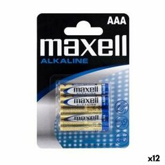 MAXELL patarei ALKALINE LR3, 48tk (12 x 4) hind ja info | Patareid | kaup24.ee