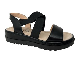 Sandaalid naistele Enplus, must hind ja info | Naiste sandaalid | kaup24.ee