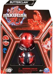 Figuur Bakugan Butterclaw Red transformeeruv lahingu + kaardid цена и информация | Игрушки для мальчиков | kaup24.ee