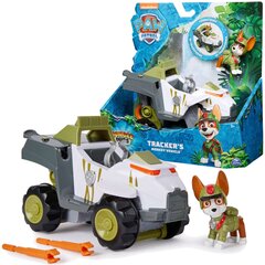 Paw Patrol Jungle Pups mänguauto Trackeri figuuriga hind ja info | Poiste mänguasjad | kaup24.ee