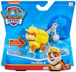 Figuur Paw Patrol Rubble koera koos heliga hind ja info | Poiste mänguasjad | kaup24.ee