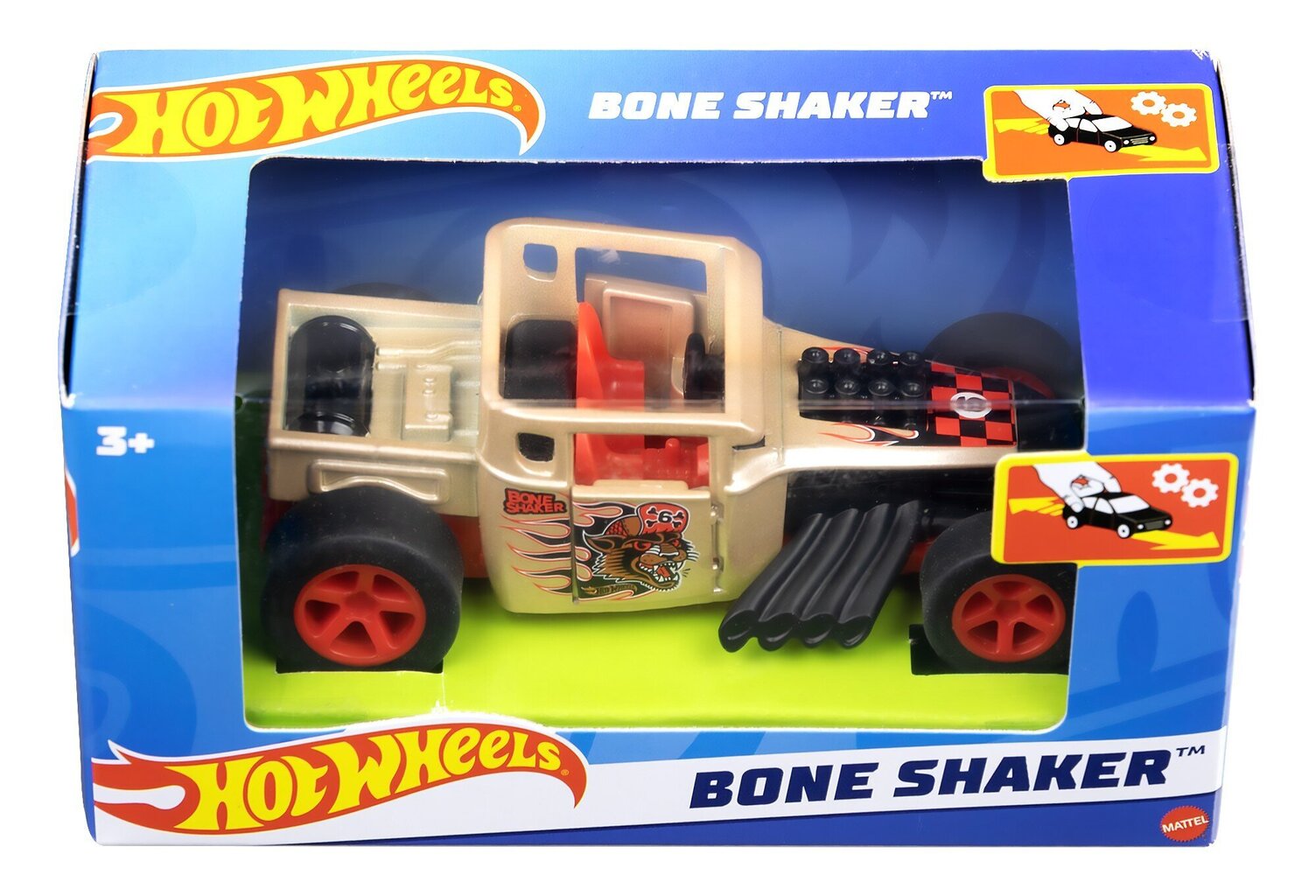 Auto Hot Wheels auto Autko Bone Shaker цена и информация | Poiste mänguasjad | kaup24.ee