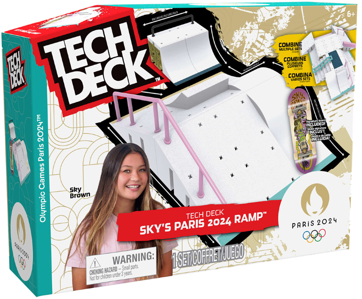 Sõrme rula komplekt Tech Deck Sky's Ramp + rula Paris 2024 цена и информация | Poiste mänguasjad | kaup24.ee