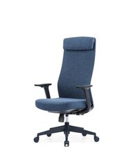 Эргономичное офисное кресло Up Up Ankara, черное, синяя ткань цена и информация | Офисные кресла | kaup24.ee