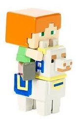 Mattel Minecraft Алекс на ламе FVH13 4 см цена и информация | Игрушки для мальчиков | kaup24.ee