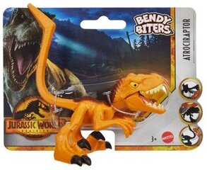 Mattel Jurassic World Bendy Biters Атроцираптор цена и информация | Игрушки для мальчиков | kaup24.ee