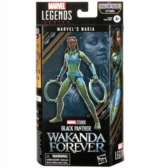 Figuur koos tarvikutega Marvel Legends Black Panther Wakanda Nakia, 15cm hind ja info | Poiste mänguasjad | kaup24.ee