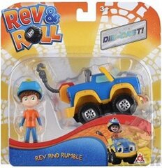 Alpha Group Rev & Roll Rev i Rumble 7cm 2pak цена и информация | Игрушки для мальчиков | kaup24.ee