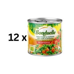 Bonduelle herned porganditega, 400 g / 240 g x 12 tk. hind ja info | Hoidised, keedised, konservid | kaup24.ee