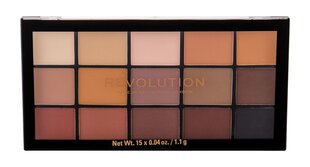 Lauvärvipalett Makeup Revolution Re-Loaded 16.5 g, Basic Mattes цена и информация | Тушь, средства для роста ресниц, тени для век, карандаши для глаз | kaup24.ee