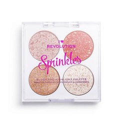 Põsepunapalett Makeup Revolution London I Heart Revolution Sprinkles 6 g hind ja info | Päikesepuudrid, põsepunad | kaup24.ee