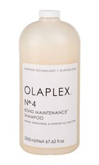 Шампунь для волос Olaplex № 4. Bond Maintenance 2000 мл цена и информация | Шампуни | kaup24.ee