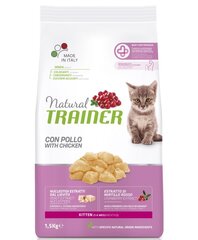 Trainer Natural Cat Kitten Chicken для котят с курицей 1,5 кг цена и информация | Сухой корм для кошек | kaup24.ee