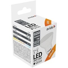 Avide LED pirn 7W GU10 4000K hind ja info | Lambipirnid, lambid | kaup24.ee