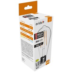 Avide LED pirn 4,9W 806lm E27 4K Filament hind ja info | Lambipirnid, lambid | kaup24.ee