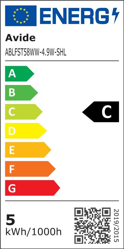 Avide LED pirn 4,9W 806lm E27 2,7K hõõgniit цена и информация | Lambipirnid, lambid | kaup24.ee