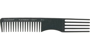 Olivia Garden Carbon+Ion Comb ST-3 juuksehari hind ja info | Juukseharjad, kammid, juuksuri käärid | kaup24.ee