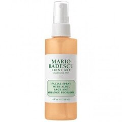 MARIO BADESCU Спрей для лица с алоэ, шалфеем и цветами апельсина 118мл цена и информация | Аппараты для ухода за лицом | kaup24.ee