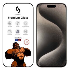 Сonnect Corning Gorilla Ультра прочное 3D Стекло для Apple iPhone 15 Pro Max цена и информация | Защитные пленки для телефонов | kaup24.ee