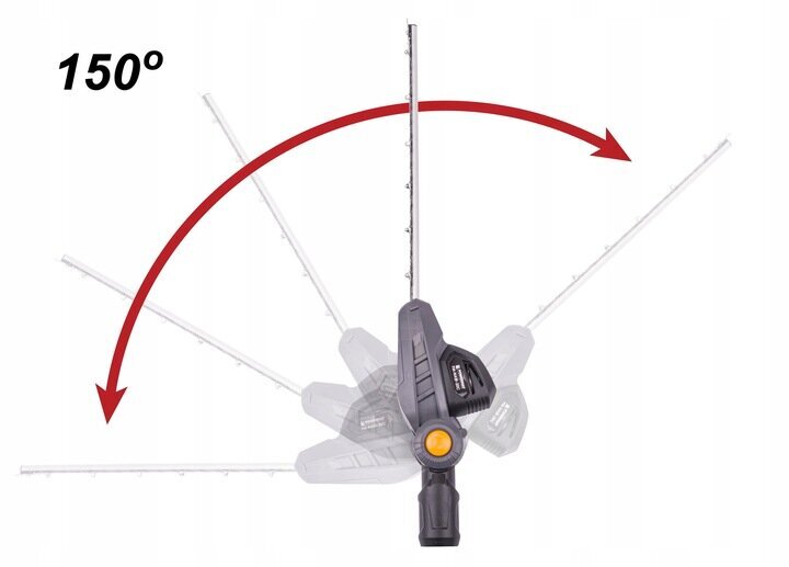 Juhtmeta hekilõikur PowerMat PM-NAW-20C, 20V, 43 cm, 2 akut hind ja info | Murutrimmerid | kaup24.ee