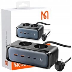 MCDODO TOITEVARUSTUSE LIST GAN 2xUSB 2xUSB-C 2xAC 70W hind ja info | USB jagajad, adapterid | kaup24.ee