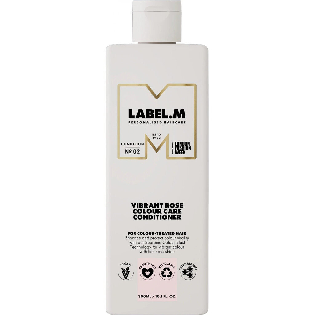 Label.M Vibrant Rose Colour Care Conditioner palsam värvitud juustele 1000 ml цена и информация | Juuksepalsamid | kaup24.ee