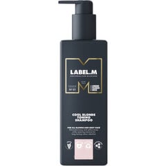 Label.M Cool Blonde Toning Shampoo тонизирующий шампунь для платиновых блондинок и седых волос 1000 мл цена и информация | Шампуни | kaup24.ee